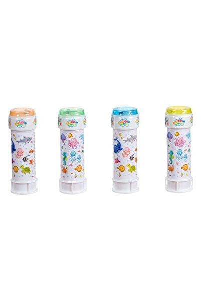 OEM Baloane de săpun, Dubble World, Animale marine, Capacitate 60 ml, Multicolor, Set de 4