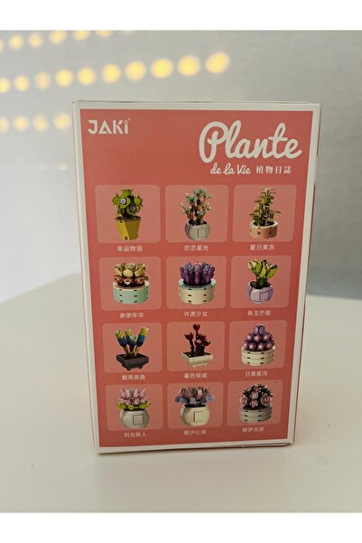 zeynepin atolyesi Plante "Pot Plants Series 2" Blok Toy