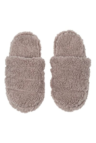 ANTBRO - House Slippers for Women, Beige/Nude, Faux Fur, Size 36-37