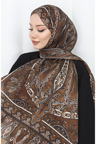 sefamerve Εθνοτικό σχέδιο Janjan Shawl 70305-14 Bitter Brown