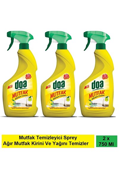 Doa Mutfak Temizleyici Limon 750 Ml Vegan x 3 Adet