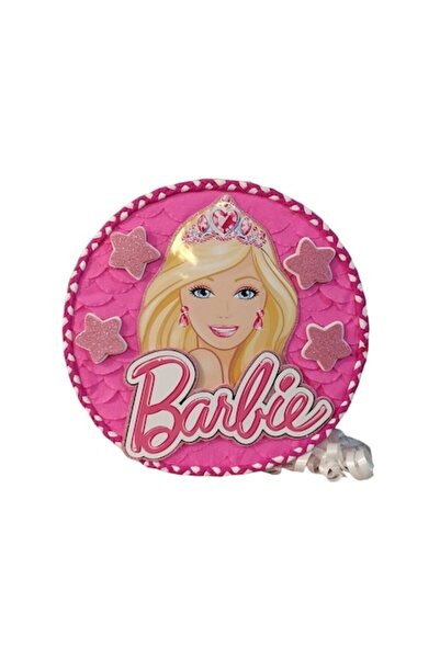 OEM Pinata Barbie + Băț, Diametru 42 cm, Pinata Roz