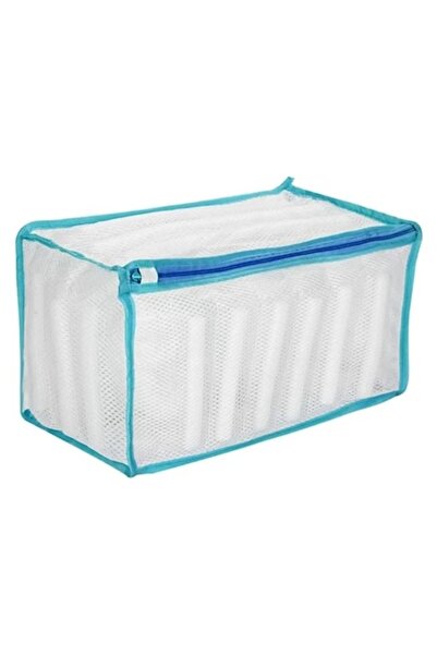 ANTBRO Sac de spălat încălțăminte Antbro® cu fermoar și margini din spumă pentru protecția încălțămintei, 33x19x15cm