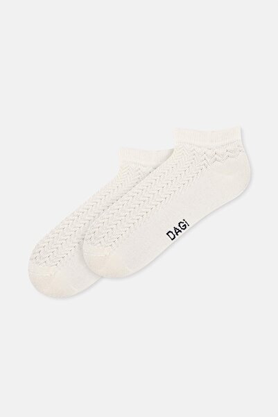 Eros Екру-тъмно сини дамски чорапи с зиг-заг мотив от бамбук, 2 чифта