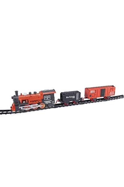 ANTBRO Classic Train Toy Antbro® with motor, wagons, 4 straight tracks and 16 curved tracks, sound and lig