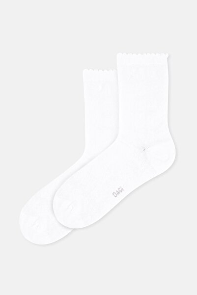 Eros Бели дамски чорапи