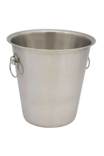 Wonderland Metal Ice Bucket, Silver, 22 x 21 cm