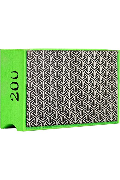 zola Abrasive sponge, grit 200, for sanding hard materials, green