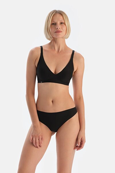 Eros Chiloți negri cu tanga