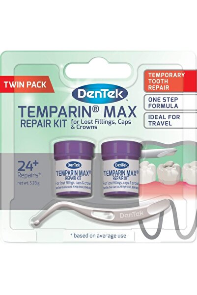DENTEK Max Home Dental Repair Kit - Two-Piece Temporary Filling and Crown Repair