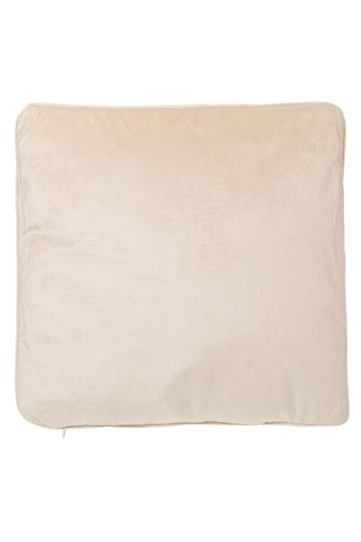 Nebunici Decorative Pillow, Abstract Design, Cream/Gold, 45 x 45 cm
