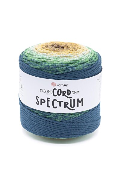Yarnart خيط مكرامي 3 مم سبكتروم - خيط مكرامي ملون-4315