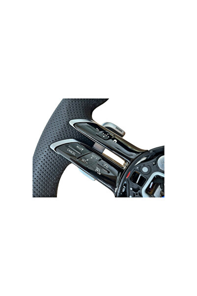 Lumi LUXURY Leather sports steering wheel compatible with Mercedes models 2011-2021 Compatible product - not OEM