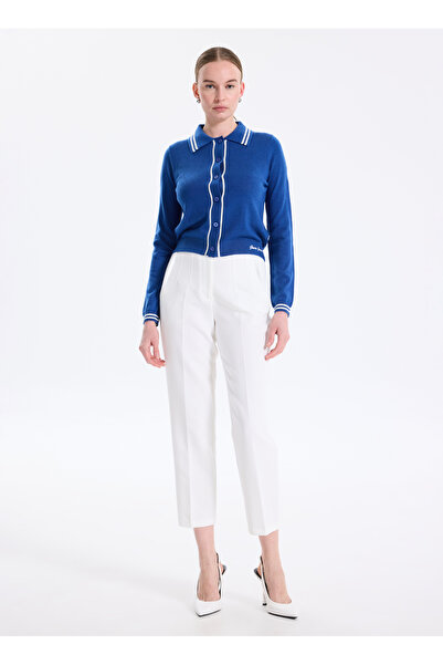 Guess Jeans Mavi Kadın Hırka Jeans Kadın Yün Karışımlı Tri