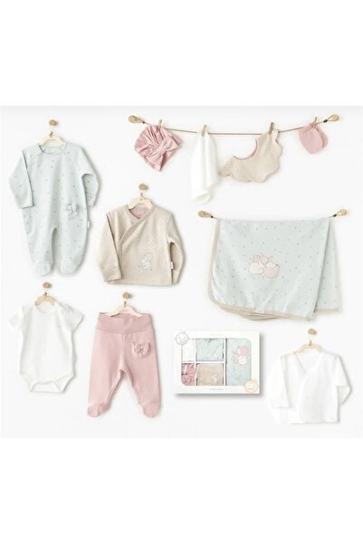 andywawa %100 Pamuk 10’lu Kız Bebek Hastane Çıkışı