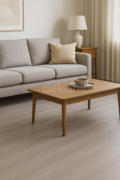 Dekonil SPC Parke Duman Meşe Desenli – Su Geçirmez Zemin Paneli 22,8*120 cm (...