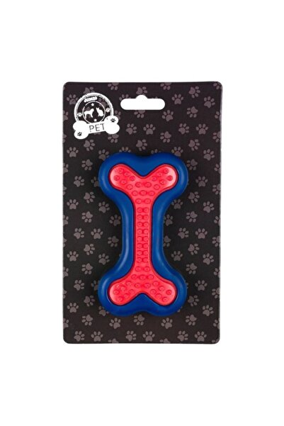ANTBRO Jucărie pentru câini din os Antbro® termoplastic, culoare albastru/roșu, 6,5x12 cm