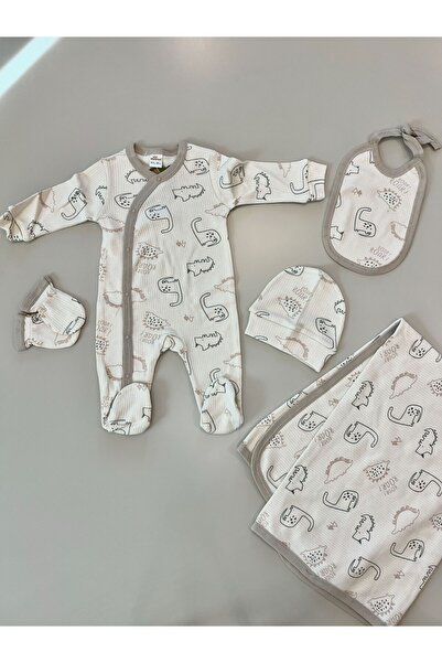 Luna Kids Store Newborn Baby Dinosaur Blanket Hospital Release Set of 5
