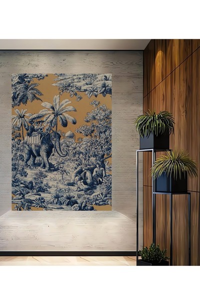 Teona Ahşap Tablou decorativ din lemn dreptunghiular Călătorie în pădurea tropicală