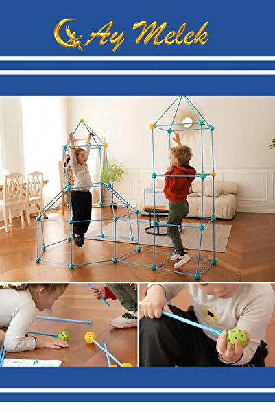 AYMELEK Çocuk Oyun Çadırı Kurulumlu | Eğitici ve Eğlenceli Aktivite Çadırı