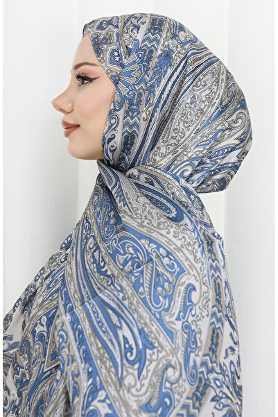 sefamerve Šátek Janjan s etnickým vzorem 70305-13 Indigo