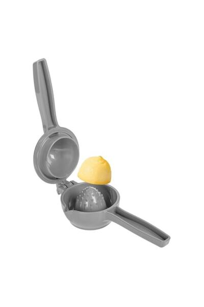 ANTBRO Citrus juicer made of plastic Antbro®, with special edge for freshly squeezed juice, gray, 20.5cm