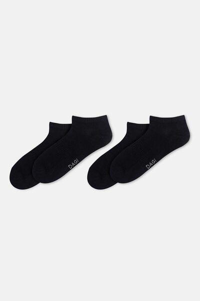 Dagi Black Men's Sports Socks 2-Pack