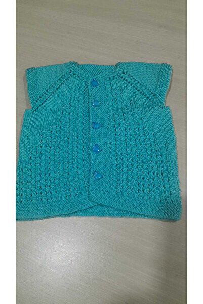 Papatyam Hand Knitted Crochet Baby Vest Handcrafted Baby Kids Knitted Vest//Knitted with Nako Yarn