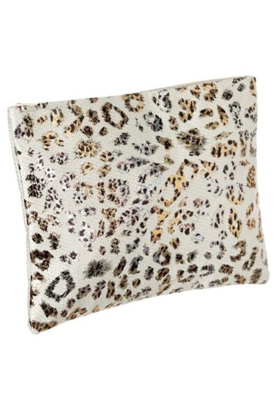 Wonderland Καλοκαιρινό Πουγκί, Με animal print, Λεοπάρ, Πολύχρωμο, 29 x 20 εκ.