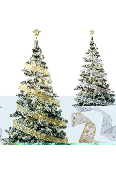 Flippy Χριστουγεννιάτικη Κορδέλα LED Χρυσή, μήκος 5 m, 50 LED, Μπαταρίες, Ζεστό Λευκό