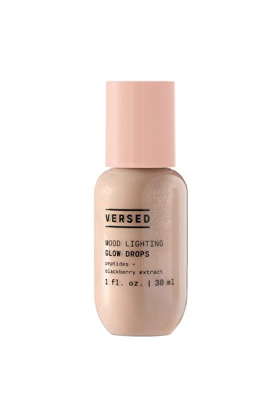 Versed Mood Lighting Glow Drops, Golden Sheer - Liquid Highlighter Drops with Reflective Pigments -