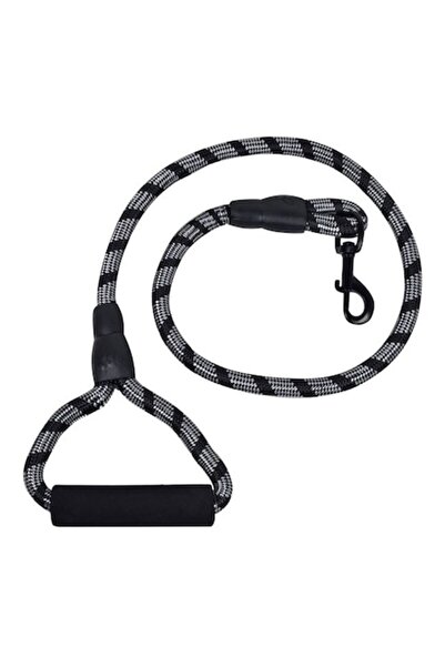 ANTBRO Lesa Antbro® pentru caini de talie mare cu carlig metalic, gri cu dung...