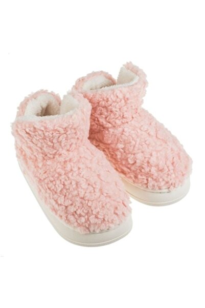 ANTBRO ® Women's Home Slippers - Pink with Faux Fur, Anti-Slip Sole, Size 38-39