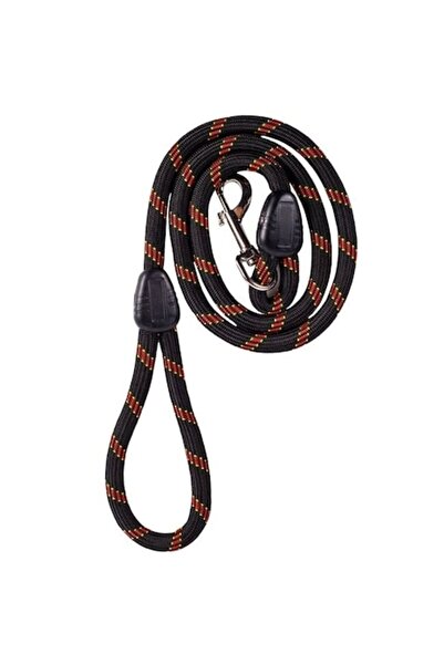 ANTBRO leash for dogs with metal hook, black, 115x1.3 cm