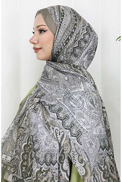 sefamerve Εθνοτικό σχέδιο Janjan Shawl 70304-18 Mold Green Mink