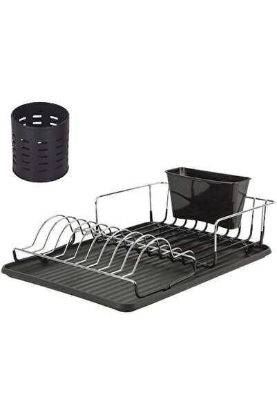 MaxDeco Dish Drainer and Kitchen Utensil Holder Set