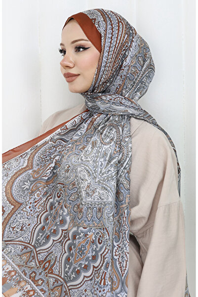 sefamerve Εθνοτικό σχέδιο Janjan Shawl 70304-11 Χρώμα κανέλας