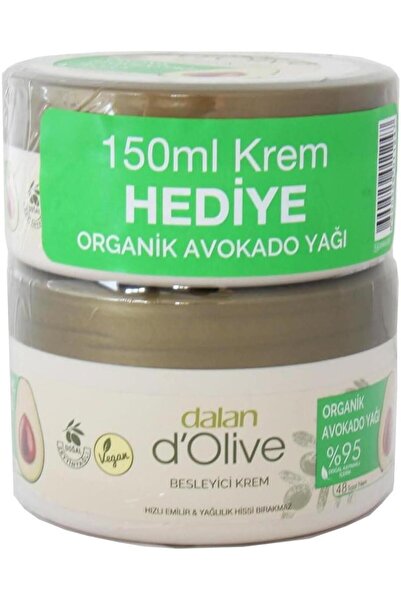 Dalan D Olive Organik Avokado Yağı Besleyici Krem 250 ml + 150 ml