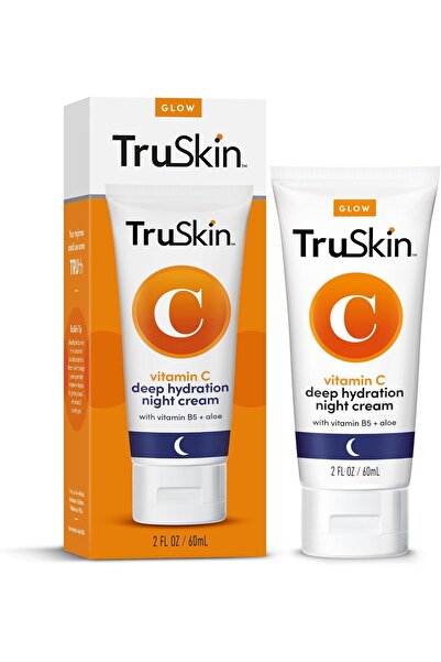 Truskin كريم فيتامين سي الليلي - مزيج داعم للكولاجين مع فيتامين ب5 والنباتات ...