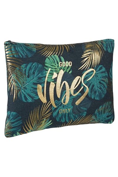 Wonderland Geantă cosmetică „Only Good Vibes”, multicoloră, 29 x 21 cm