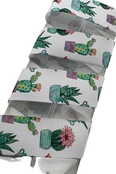 kalben accessories Transfer Printing Grosgrain Ribbon Width 2.5 cm Length 4.5 cm