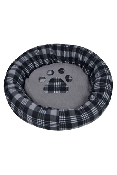 ANTBRO Pat rotund Antbro® pentru câini cu bază antiderapantă, model gri/negru...
