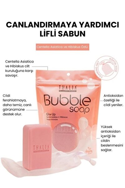 Thalia Aydınlatmaya Yardımcı Centella Asiatica & Hibiskus Özlü Lifli Sabun 140gr
