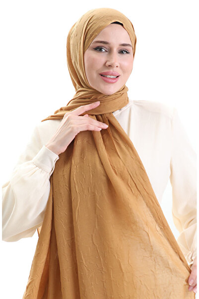 sefamerve Şal din bambus 70281-27 Muştar închis