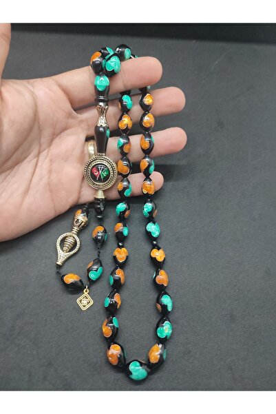 İskeçe Exclusive Hakan Kaya Masterpiece Handcrafted Heavy Silver Inlaid Malachite Embroidered Kuka Certified 8603