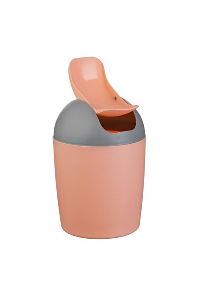 ANTBRO Office Trash Can Antbro® Pink Gray Plastic with Rotating Tree