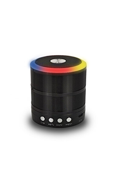 RTG WS887 Bluetooth Hoparlör RGB Işıklı USB SD Kart Aux Girişli Speaker