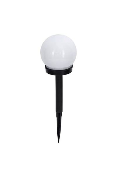 HOFF Lampă solară LED, glob, plastic, H 38 cm, lumină LED albă