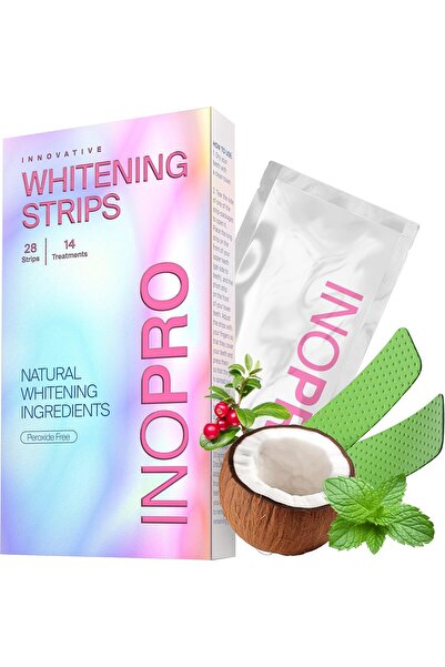 Ino Pro شرائط تبييض الأسنان من إينوبرو، عبوة من 28 شريطًا (14 استخدامًا)، خال...