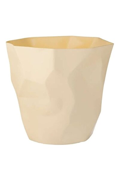 ANTBRO Waste Bin for Office Antbro® Plastic, Ecru with Uneven Surface, 32x30x29.5cm - 12L